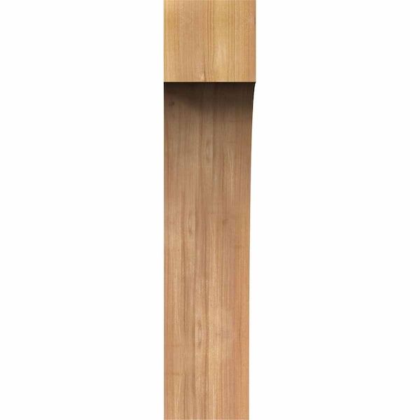 Huntington Smooth Corbel, Western Red Cedar, 5 1/2W X 10D X 26H